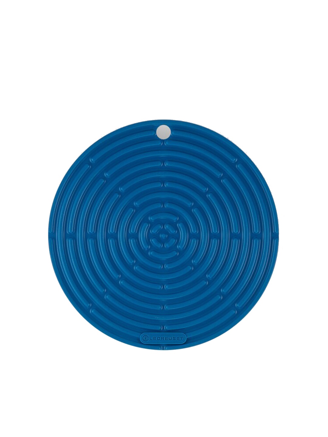 

LE CREUSET Blue Solid Round Spatula Cool Tool