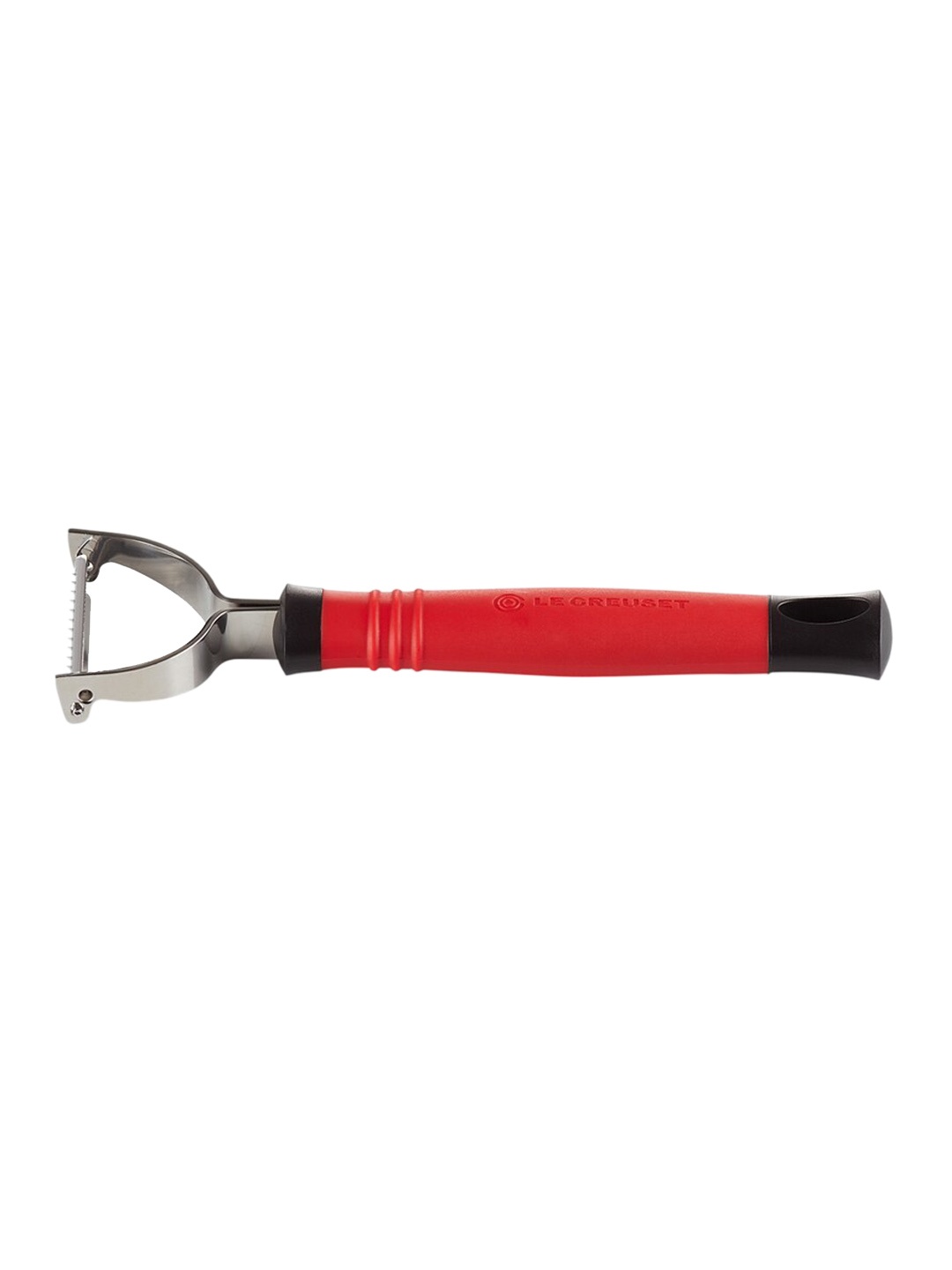 

LE CREUSET Silver & Red Solid Stainless Steel Peeler