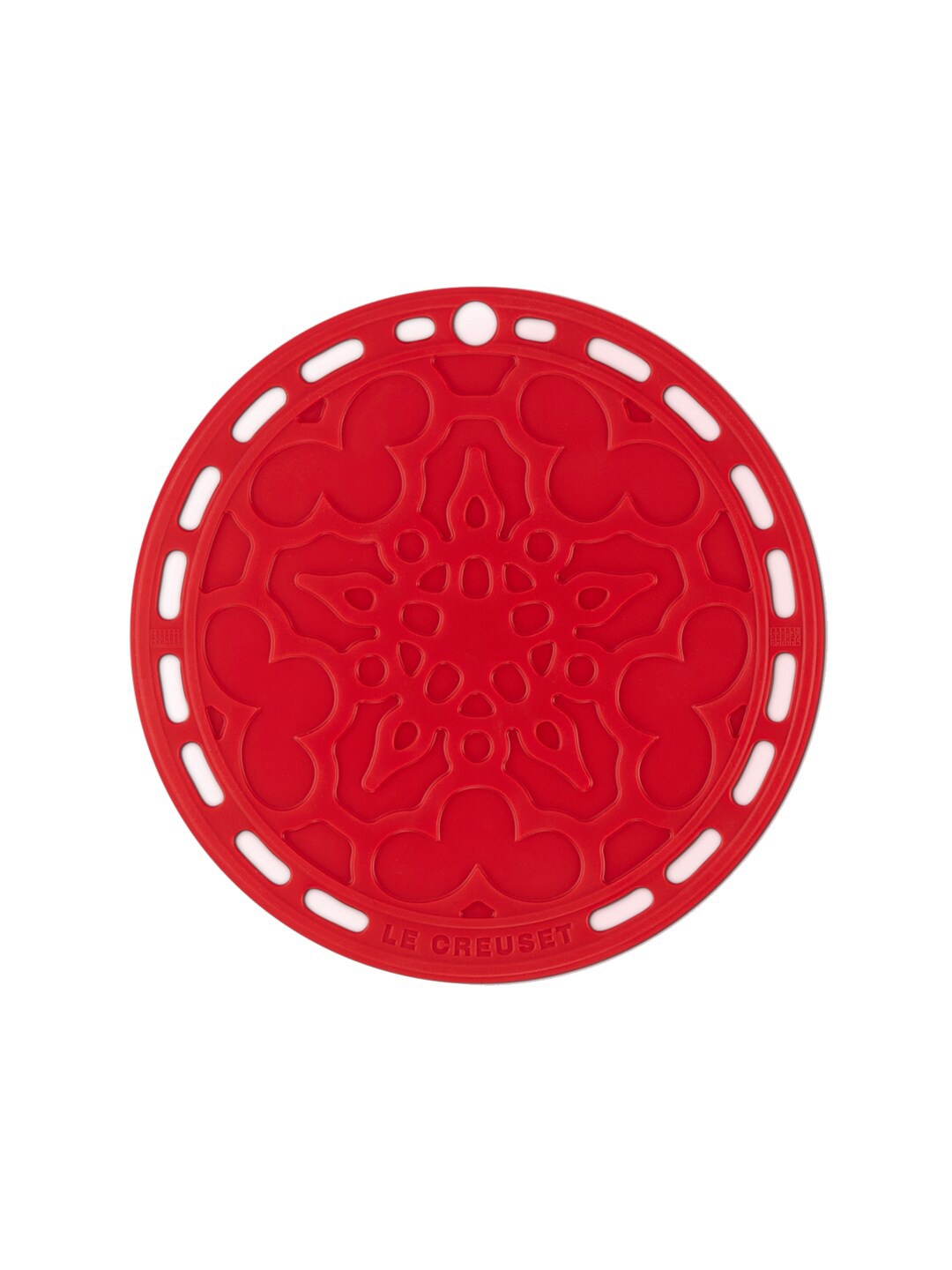 

LE CREUSET Red Textured Silicone French Trivet