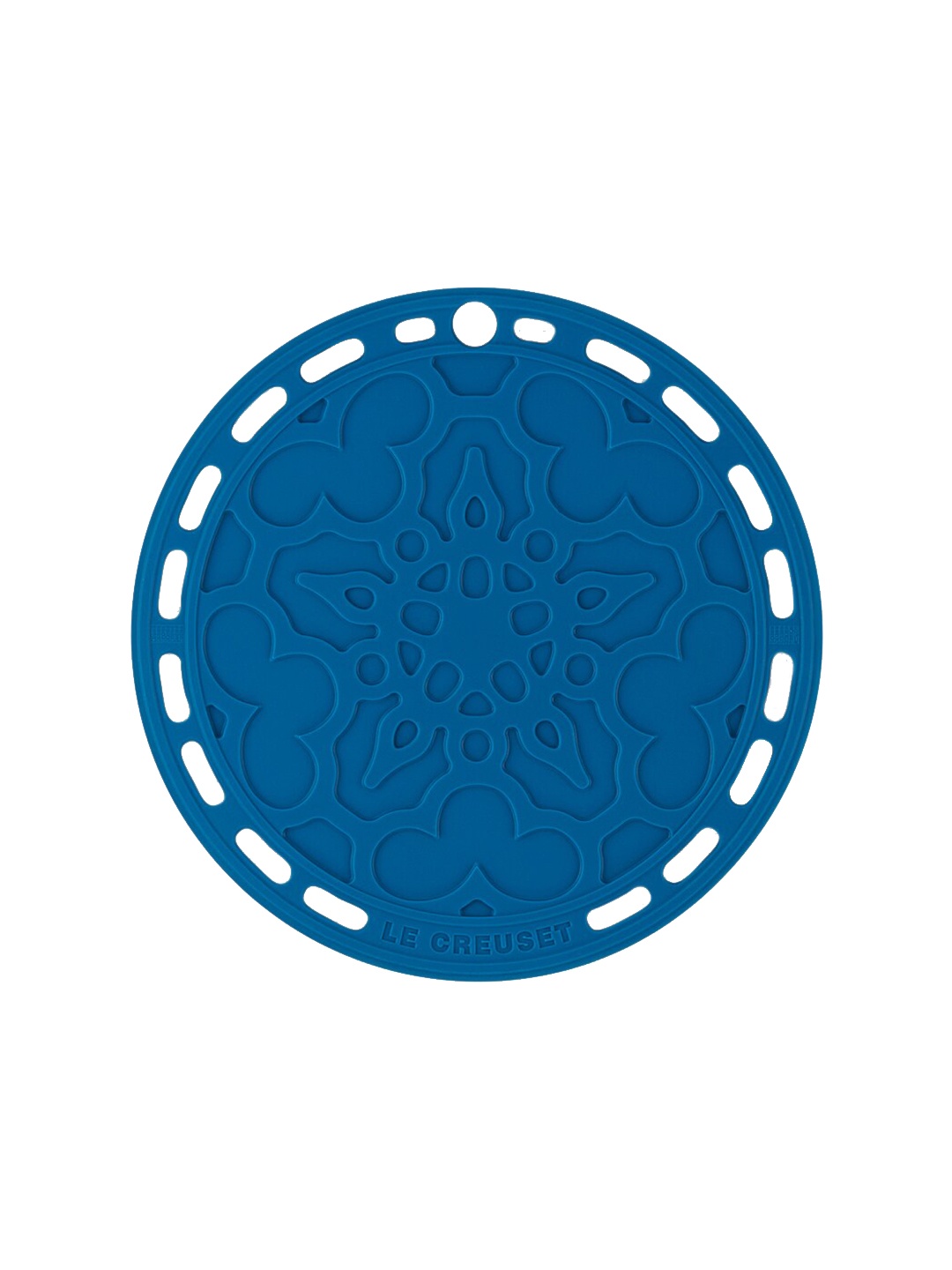 

LE CREUSET Blue Solid Silicone French Trivet