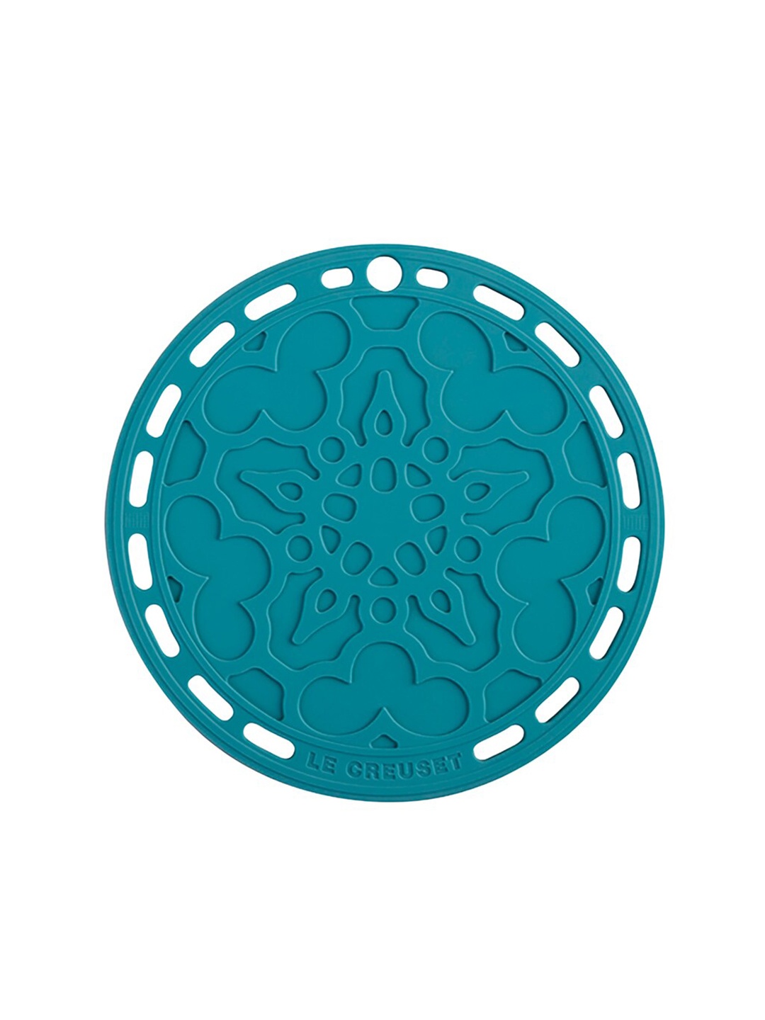 

LE CREUSET Teal Solid French Trivet Bottle Holder