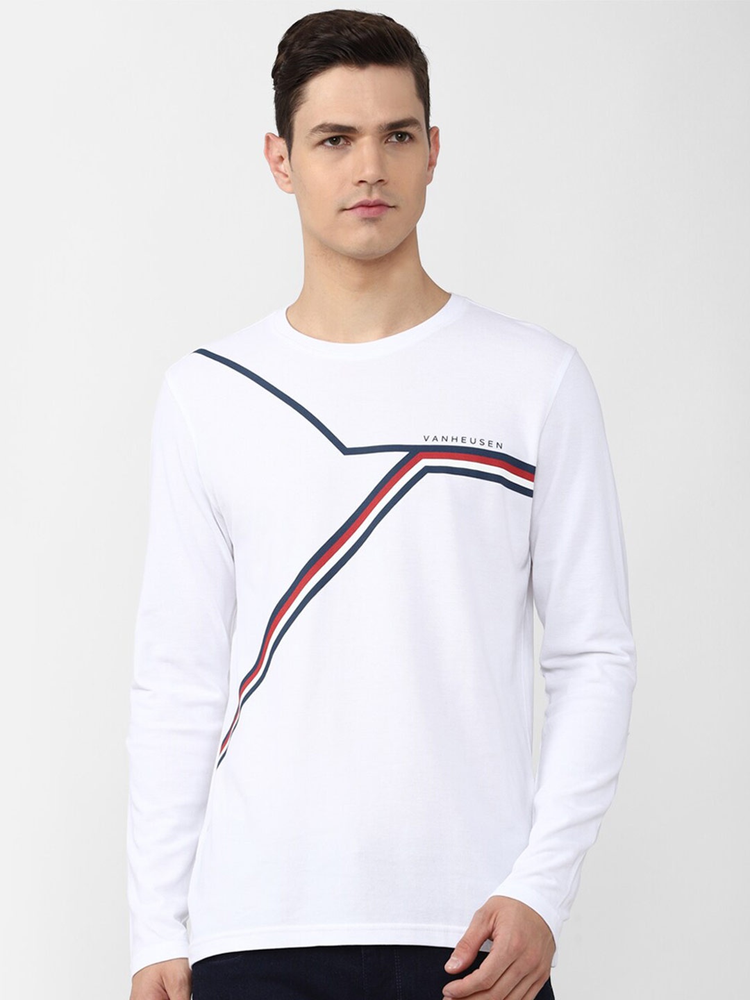 

Van Heusen Sport Men White T-shirt