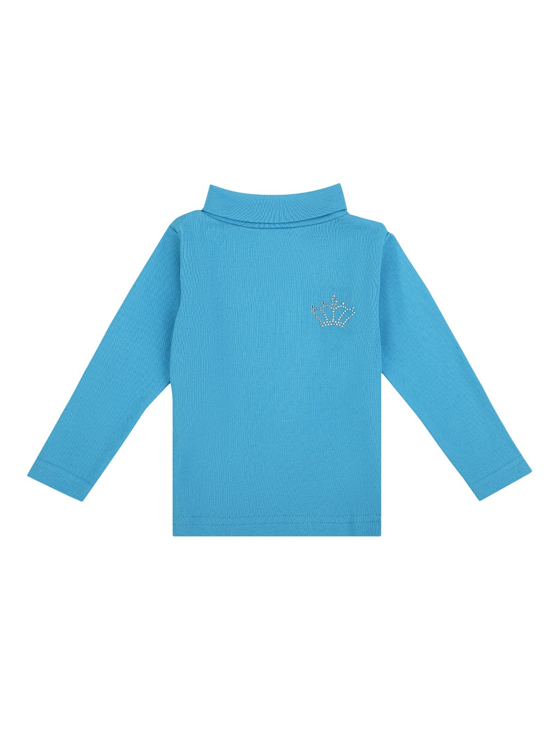 

Bodycare Kids Girls Blue Turtle Neck T-shirt