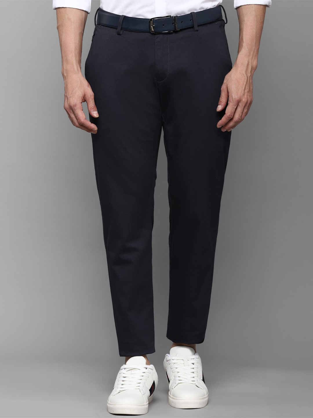 

Allen Solly Men Navy Blue Slim Fit Trouser