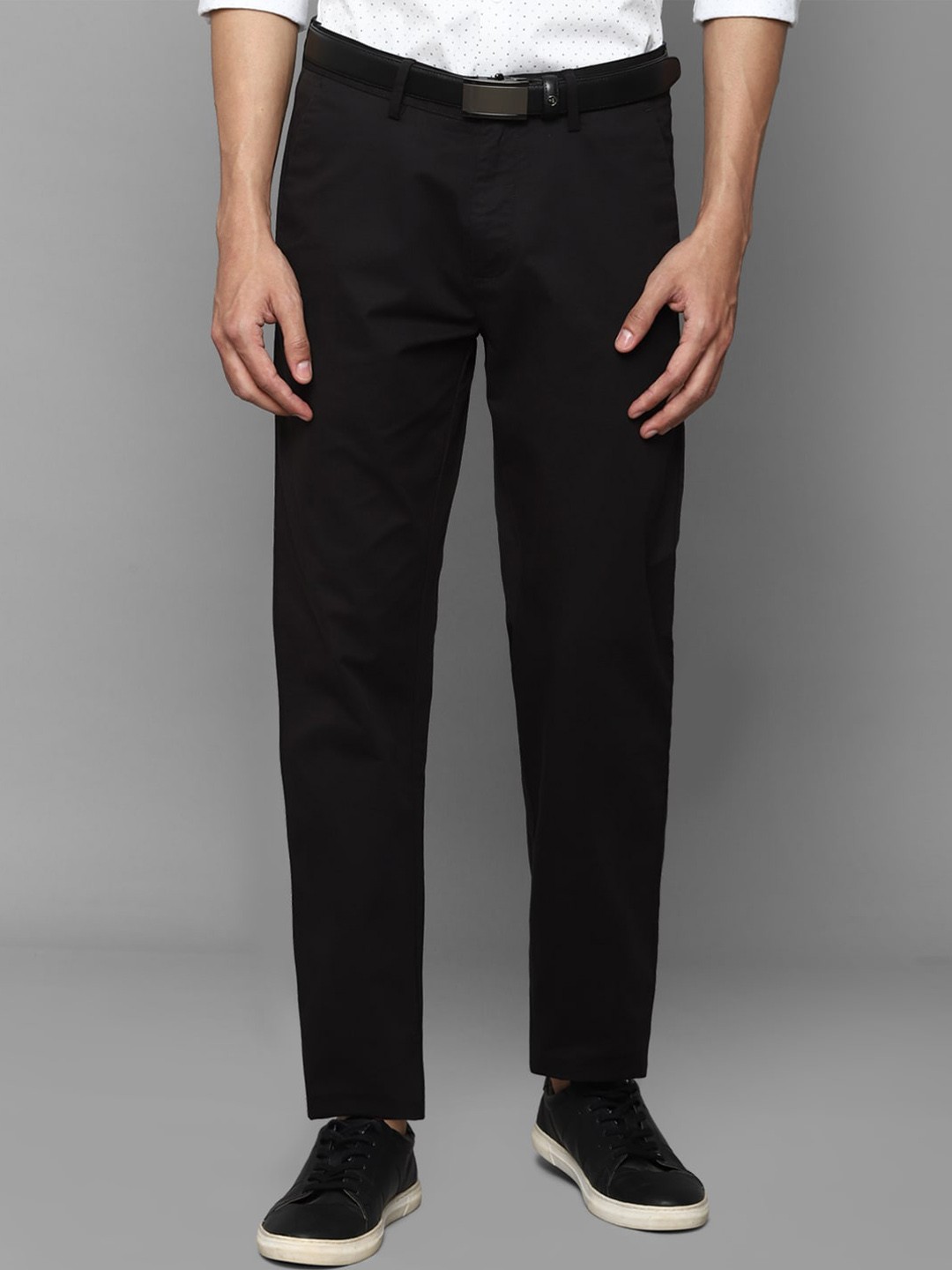 

Allen Solly Men Black Mid-rise Trouser