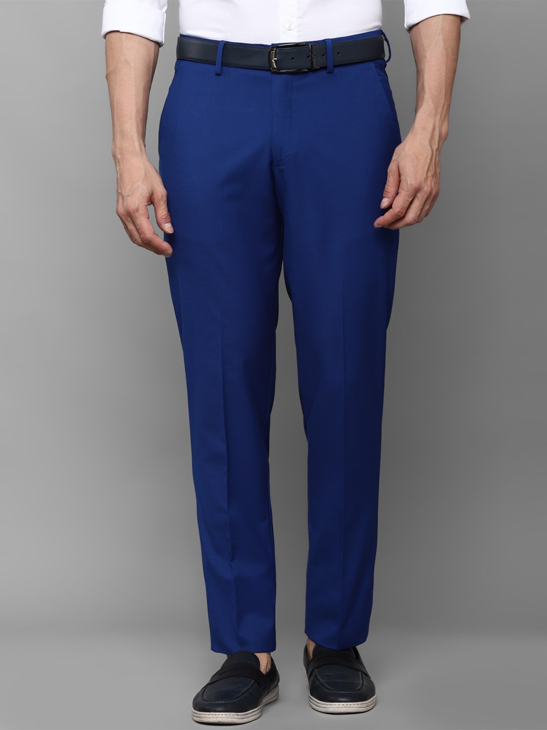 

Allen Solly Men Blue Slim Fit Trousers