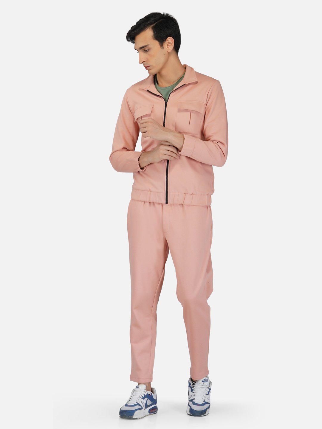 

Tinted Men Peach-Coloured Outdoor Tailored Jacket