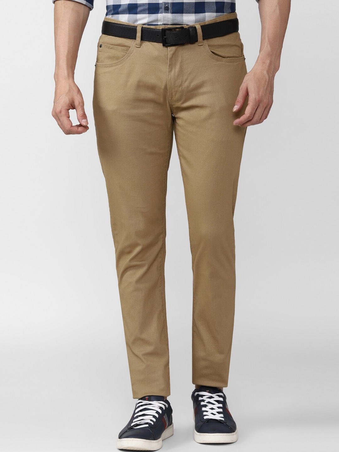 

Peter England Casuals Men Khaki Slim Fit Chinos Trouser