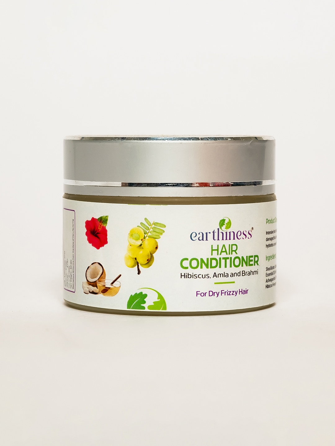 

earthiness Naturally Handcrafted Silky Hair Conditioner with Shea & Kokum Butter - 50 g, White