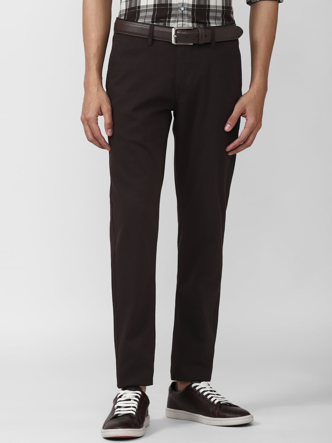 

Van Heusen Sport Men Brown Slim Fit Casual Trousers