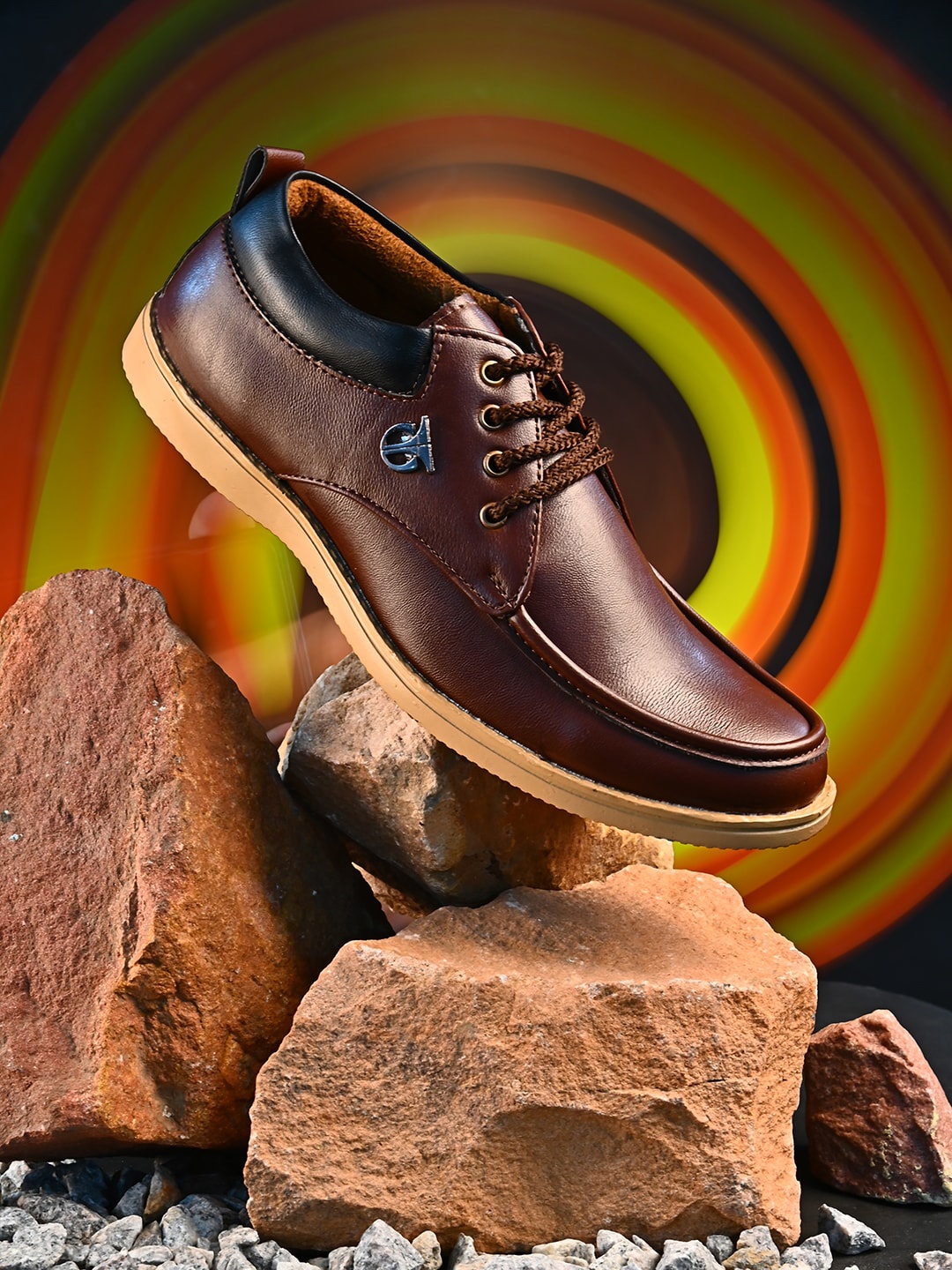 

Sir Corbett Men Brown Solid Derbys