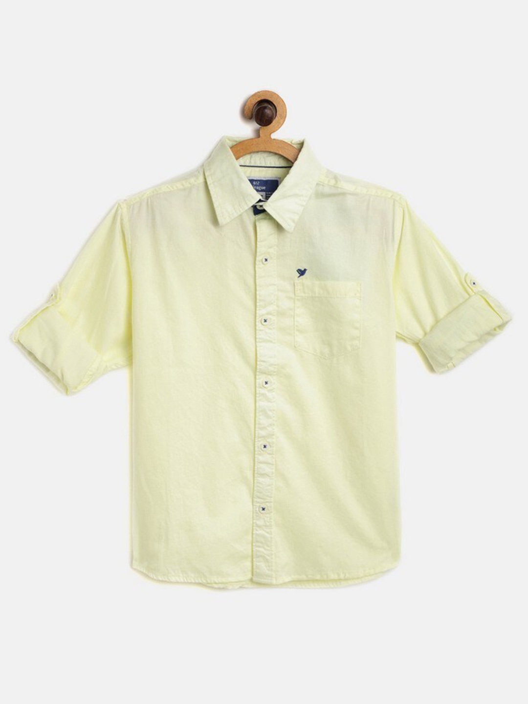 

612League Boys Yellow Classic Casual Shirt