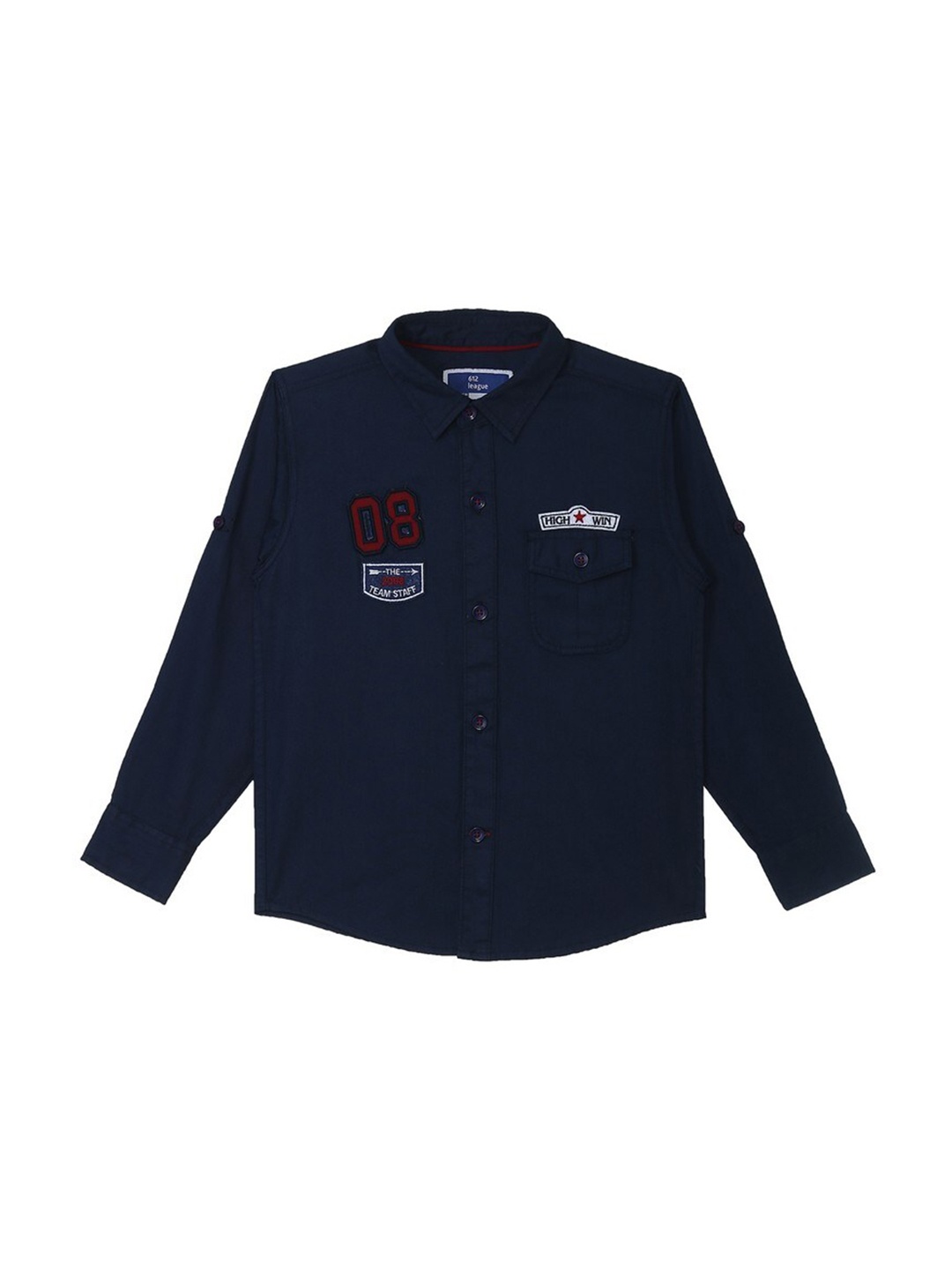 

612League Boys Blue Classic Casual Shirt