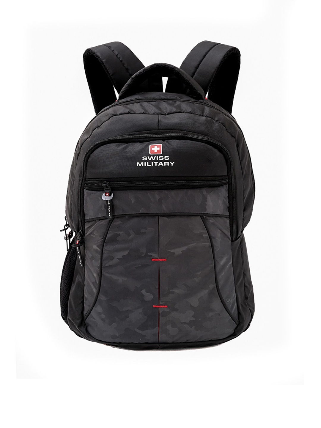 

SWISS MILITARY Unisex Black Camouflage Backpack