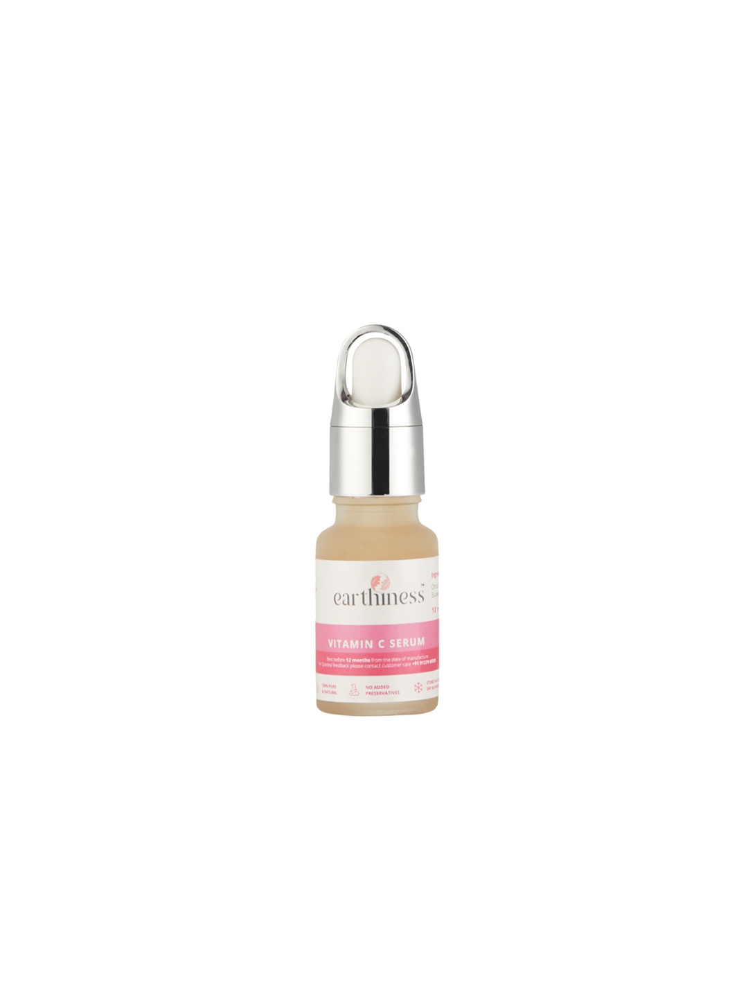 

Earthiness 100% Pure & Natural Vitamin C Face Serum - 10 ml, Cream