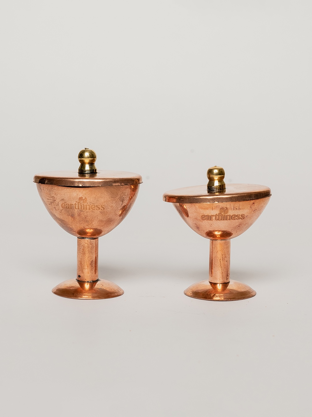 

earthiness Solid Copper Eye Cups 25 g each - Bronze