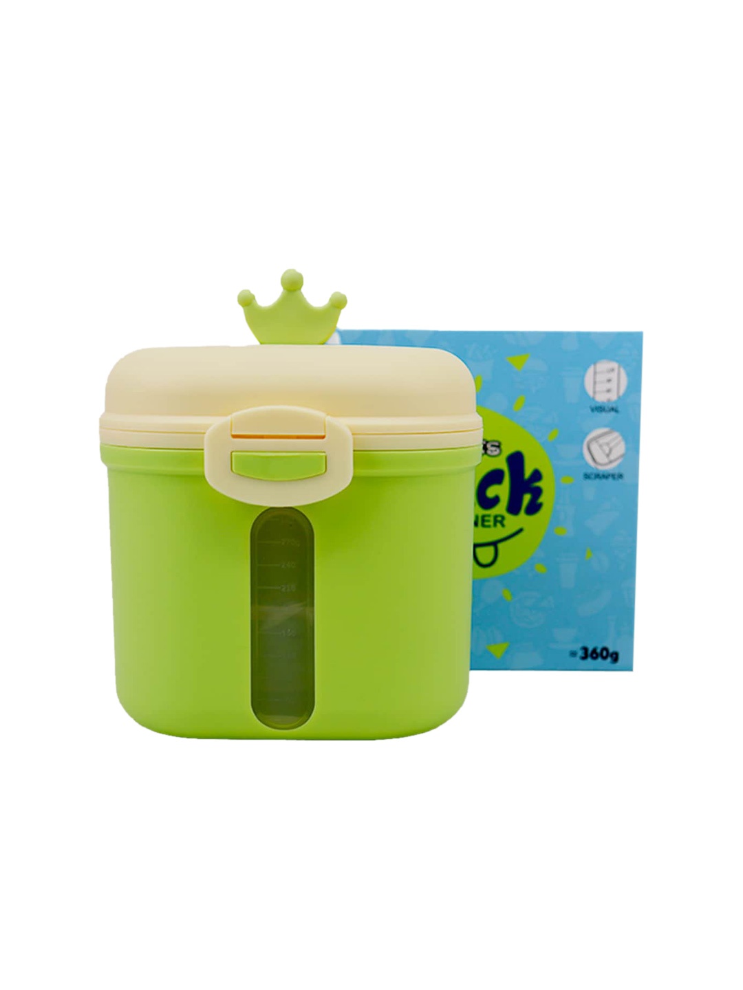 

SCOOBIES Yellow Solid Snack Container