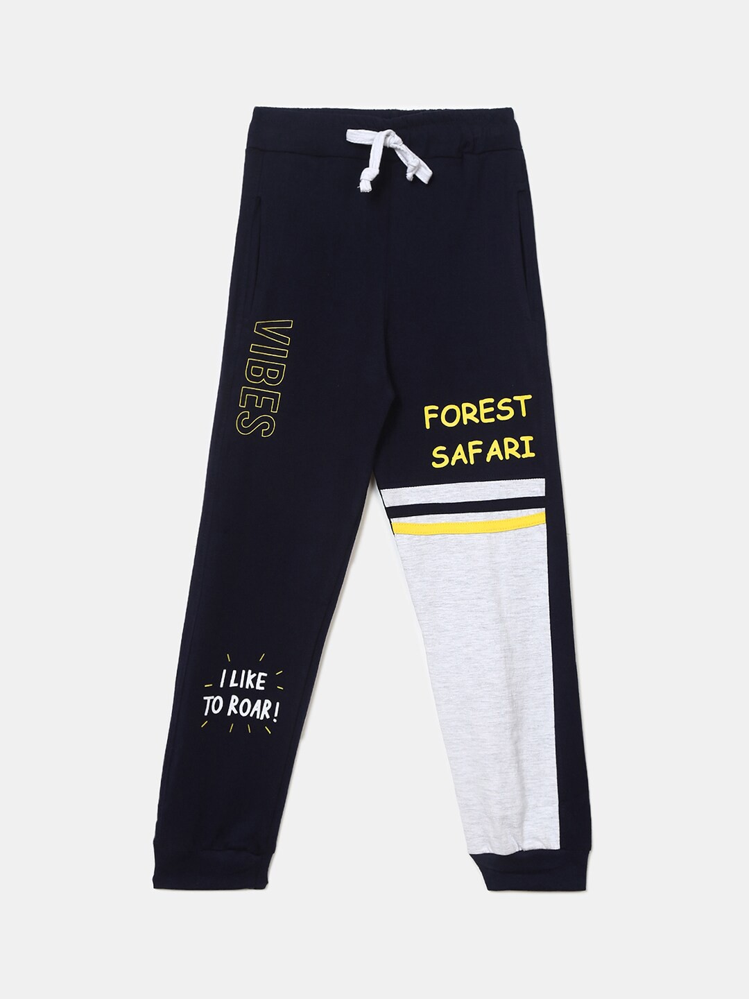 

V-Mart Boys Navy-Blue Printed Cotton Lounge Pant