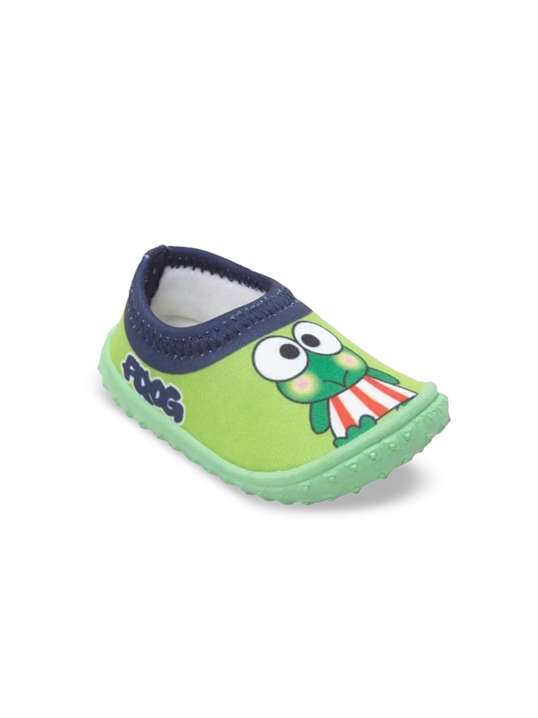 

CHiU Infants Kids Green Printed Cotton Booties