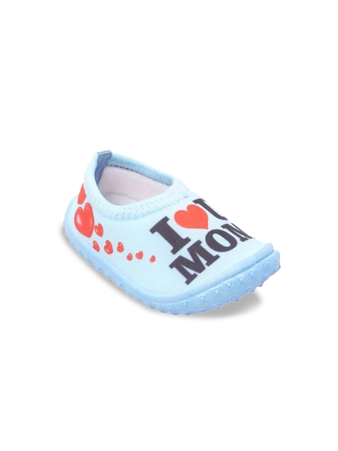 

CHiU Infant Kids Blue Printed Cotton Booties