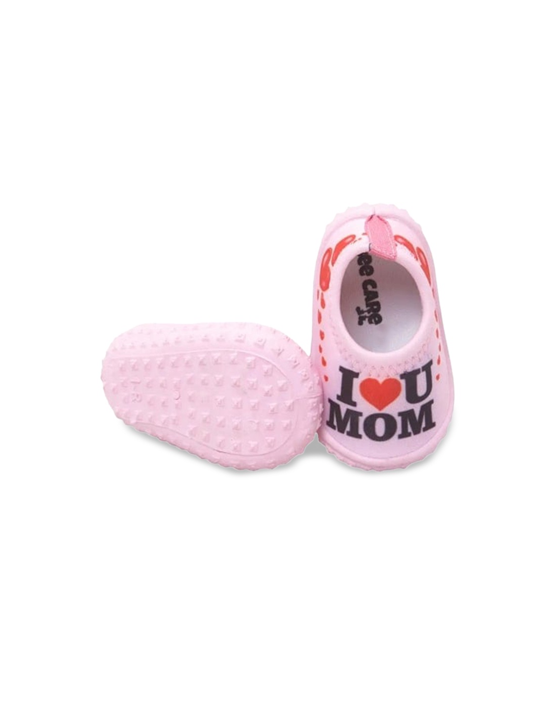 

CHiU Infants Kids Pink Printed Booties