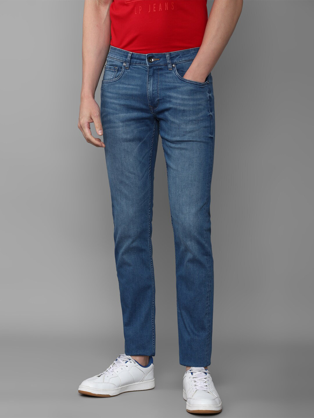 

Louis Philippe Jeans Men Blue Slim Fit Light Fade Jeans