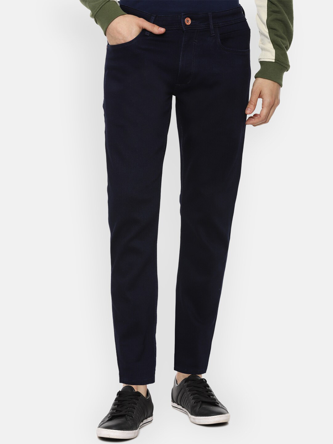 

Louis Philippe Jeans Men Navy Blue Slim Fit Jeans