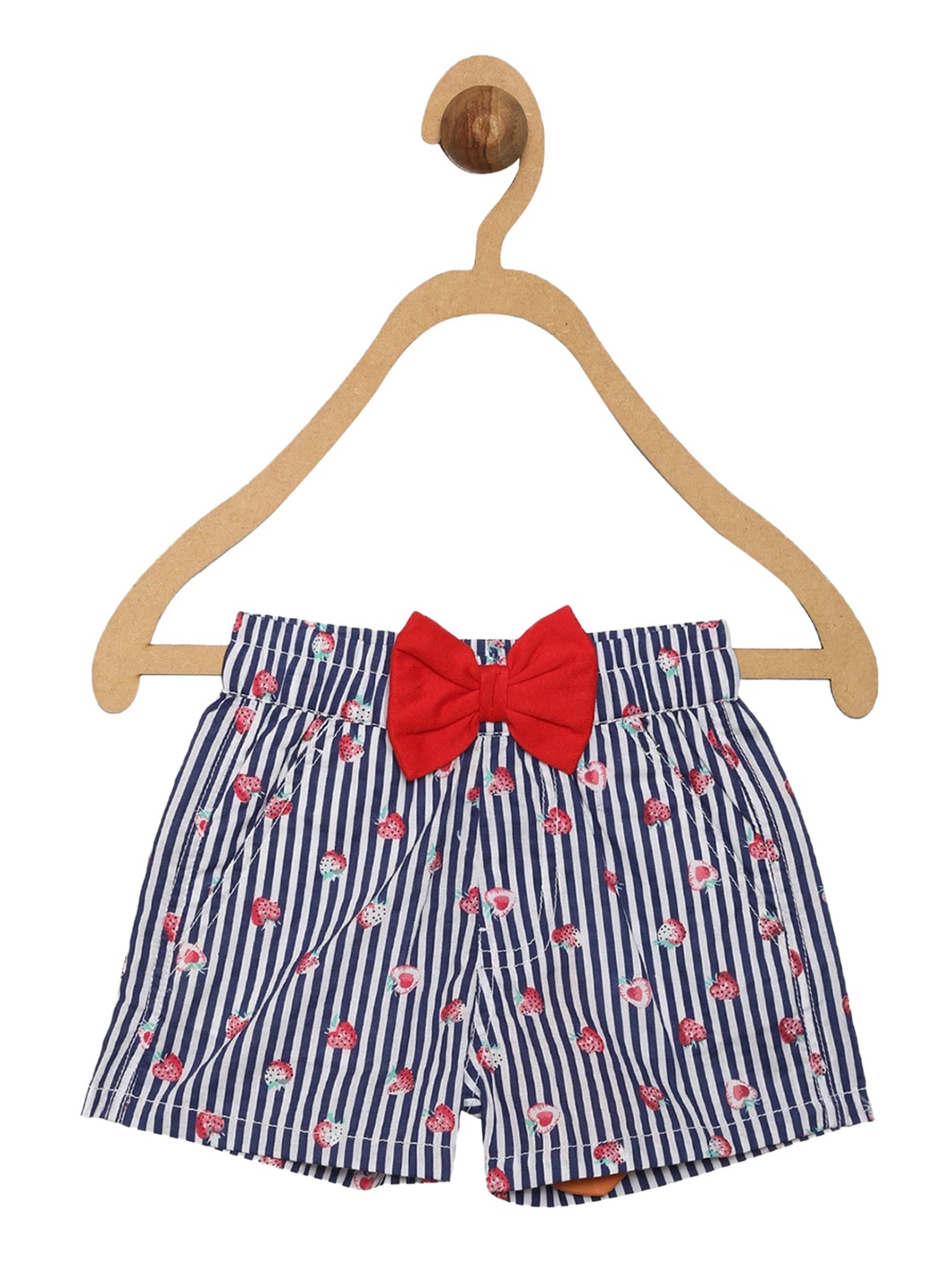 

612League Girls White Striped Running Shorts