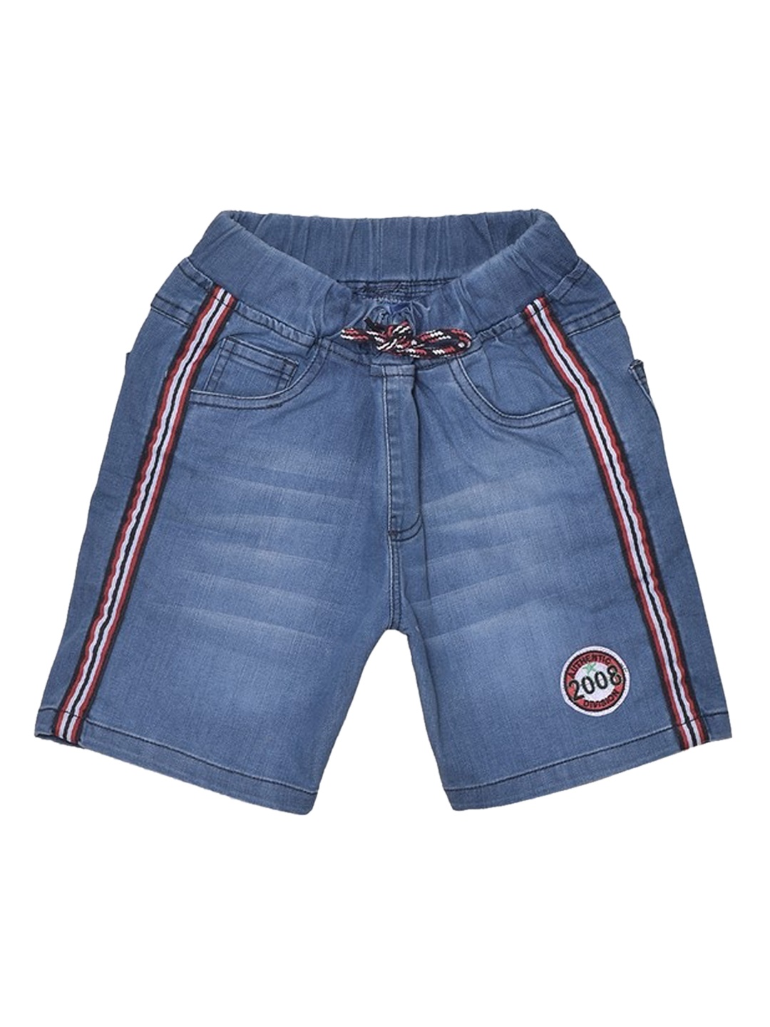 

612League Boys Blue Washed Denim Shorts