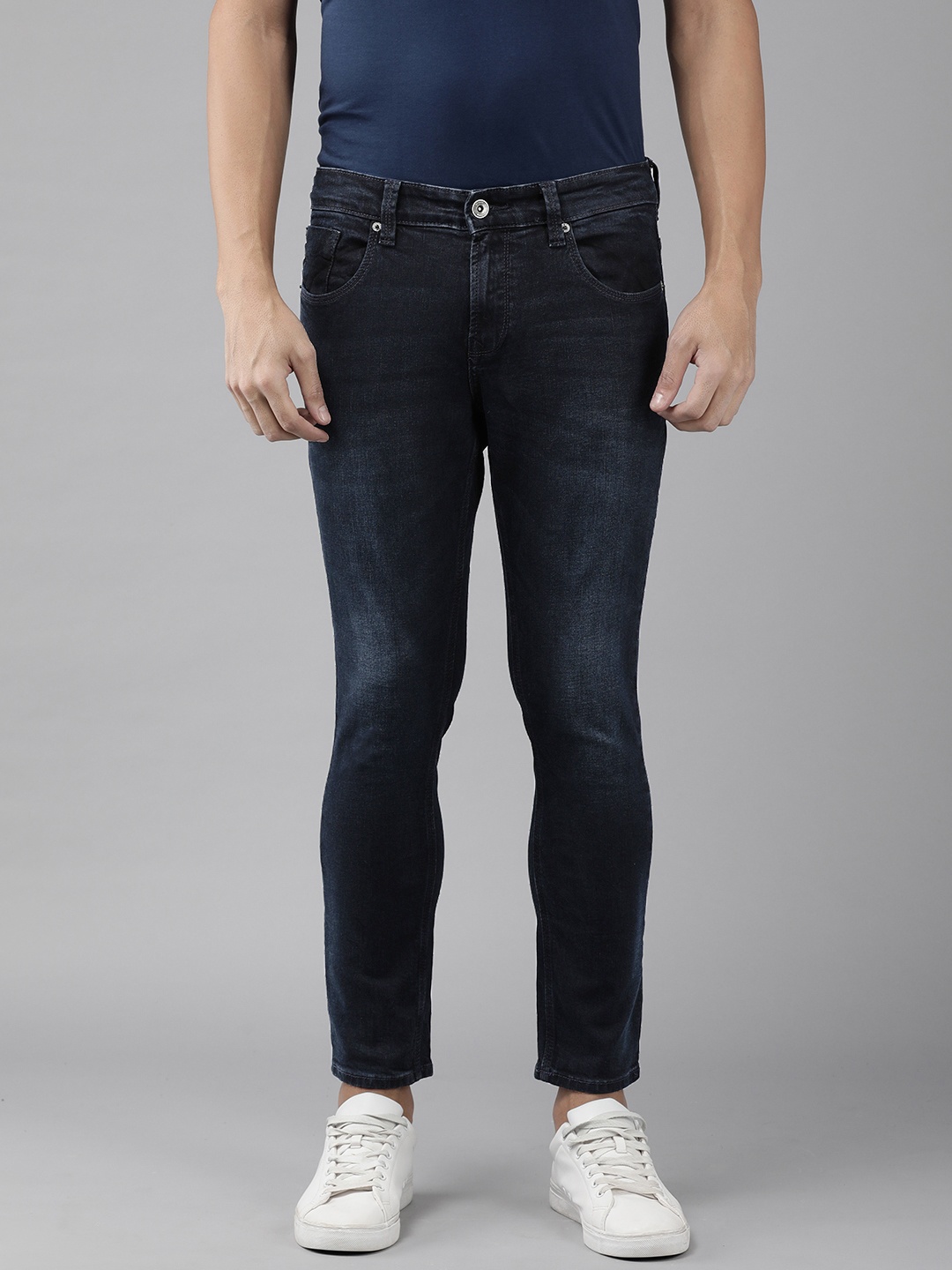 

SPYKAR Men Kano Super Skinny Fit Light Fade Stretchable Jeans, Blue