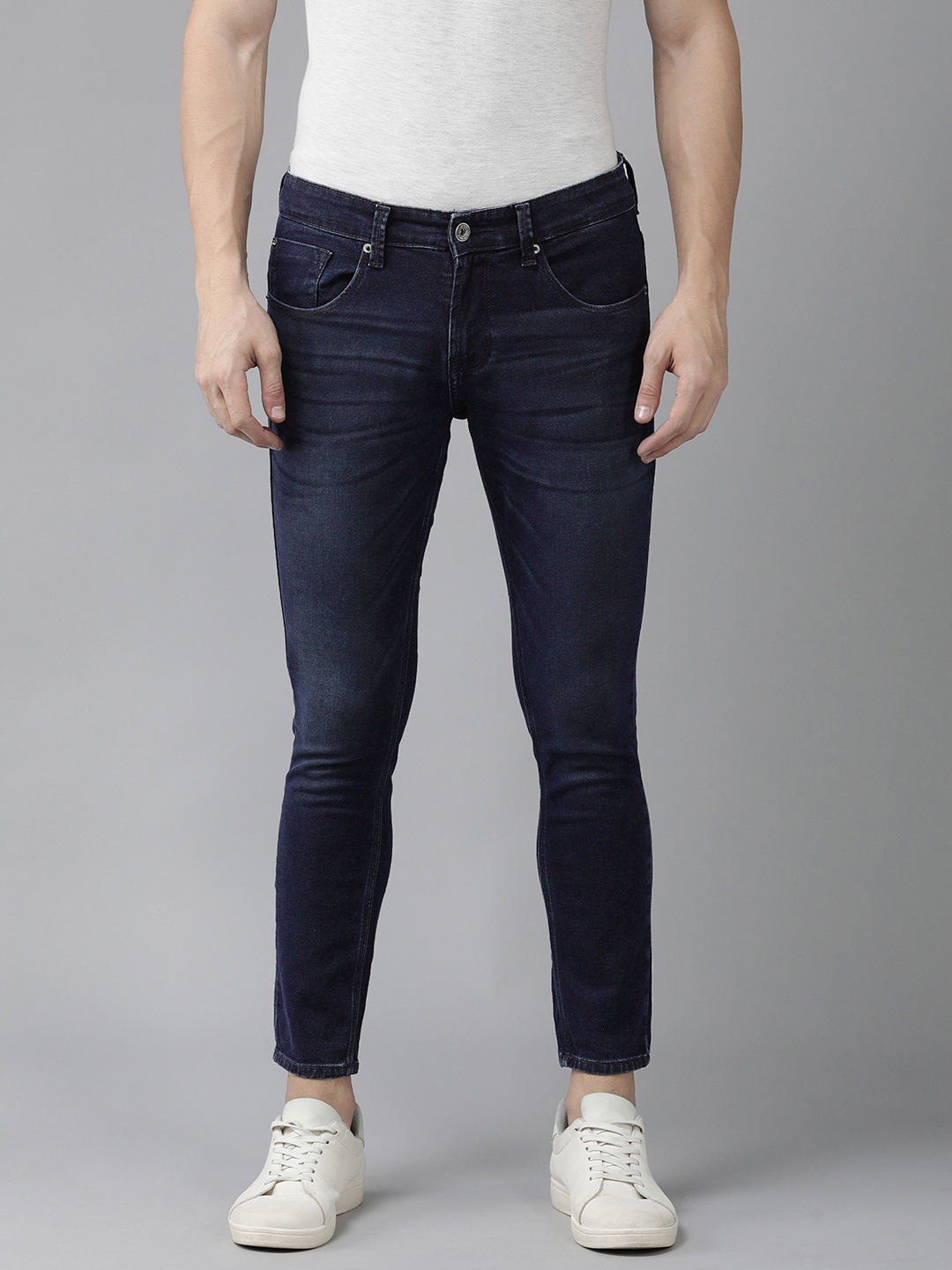 

SPYKAR Men Kano Super Skinny Fit Light Fade Stretchable Jeans, Blue