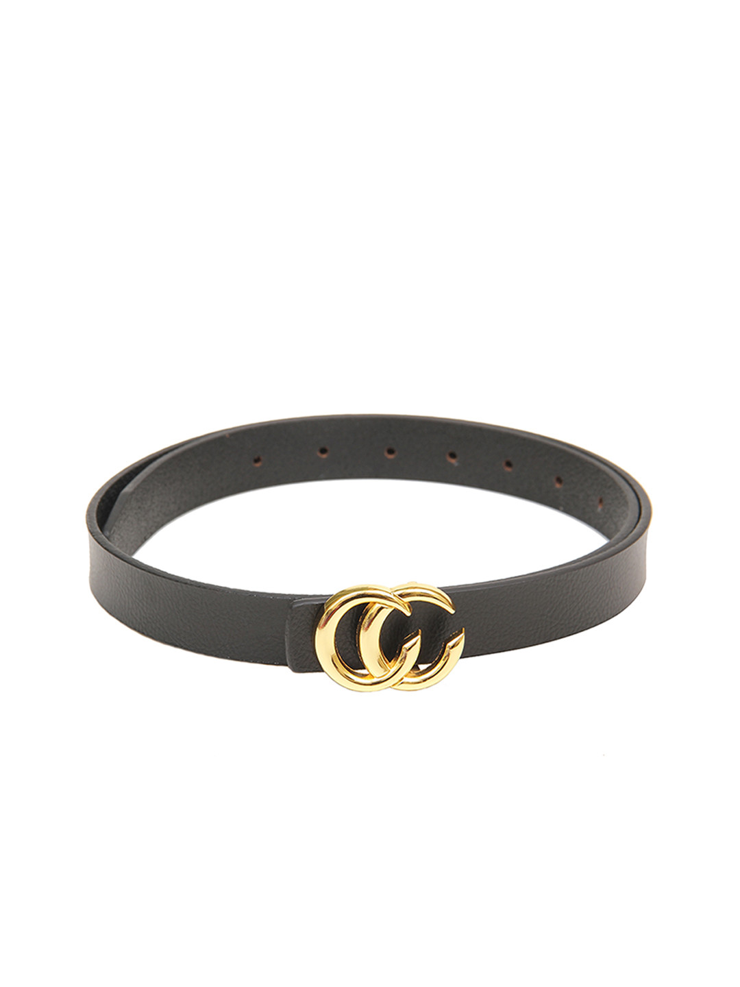 

Calvadoss Boys Black Textured Leather Belt