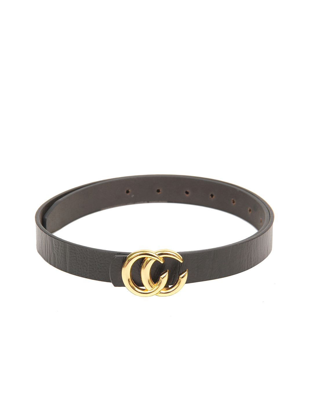 

Calvadoss Boys Black Textured Leather Belt
