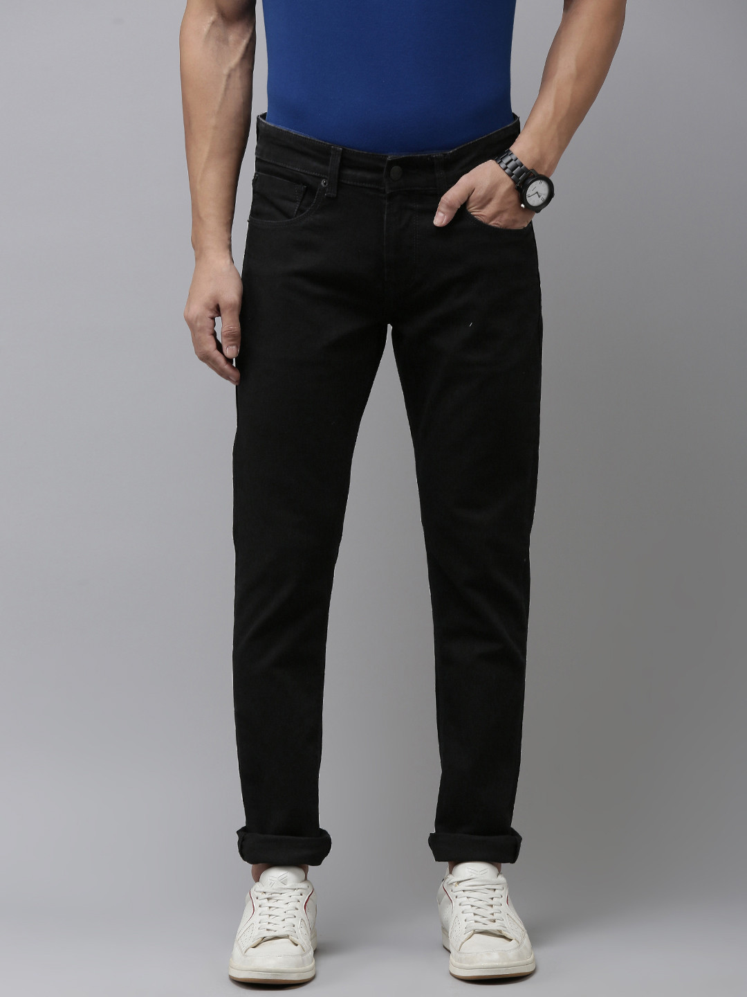 

SPYKAR Men Slim Fit Jeans, Black