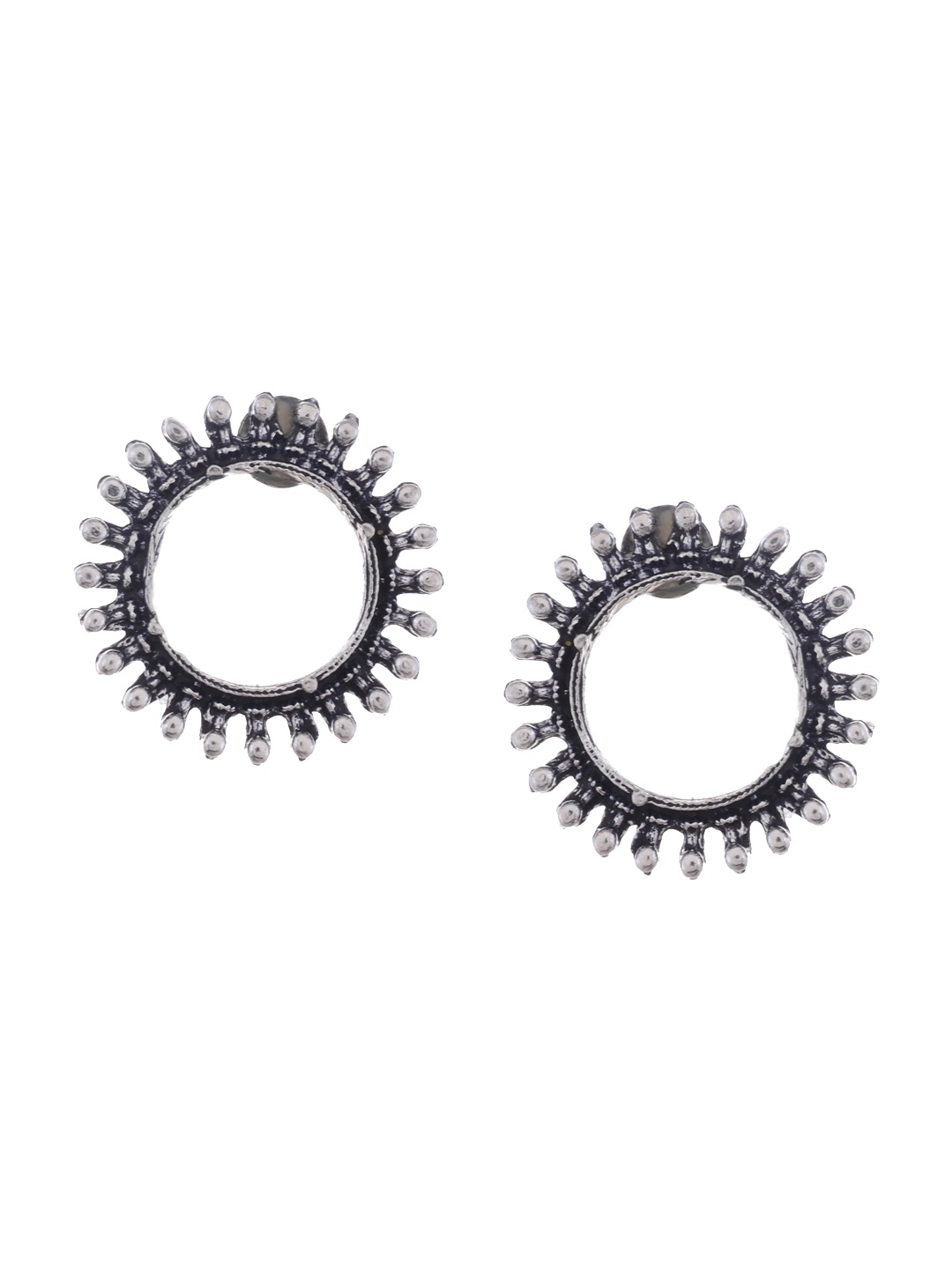 

Silvermerc Designs Silver-Toned Classic Hoop Earrings