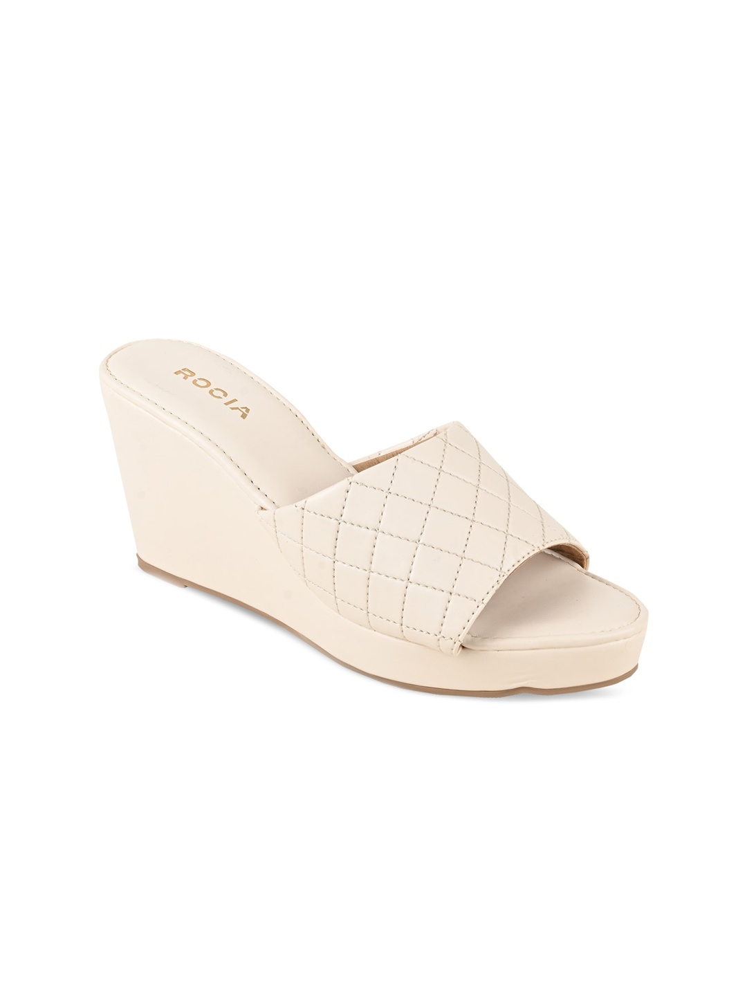 

Rocia Cream-Coloured Wedge Heels