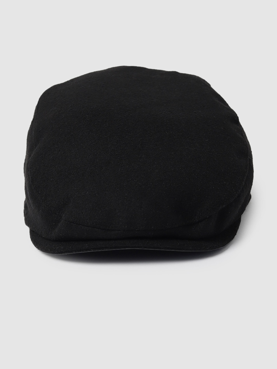 

Jack & Jones Men Black Solid Ascot Cap