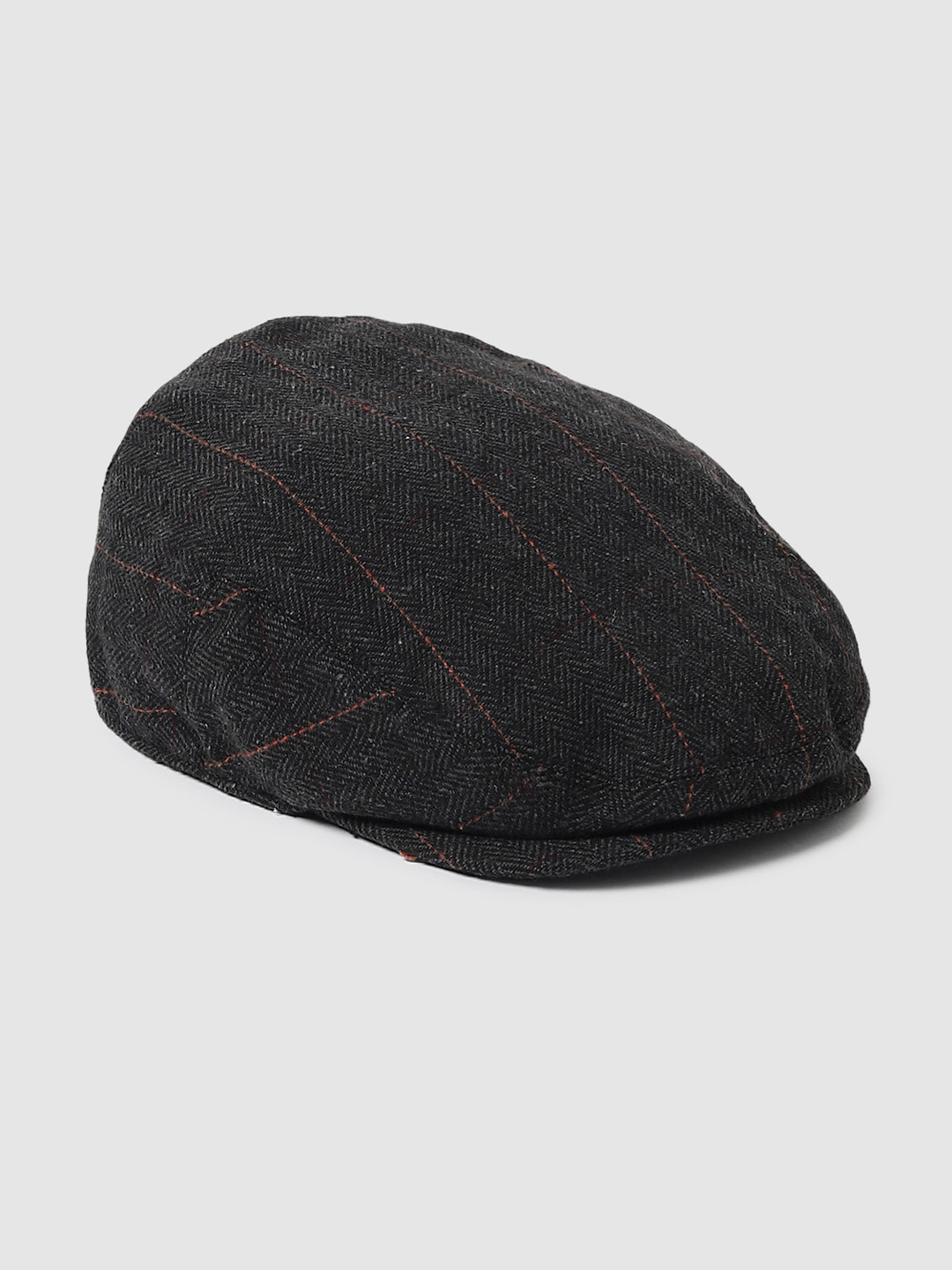

Jack & Jones Men Black Ascot Cap