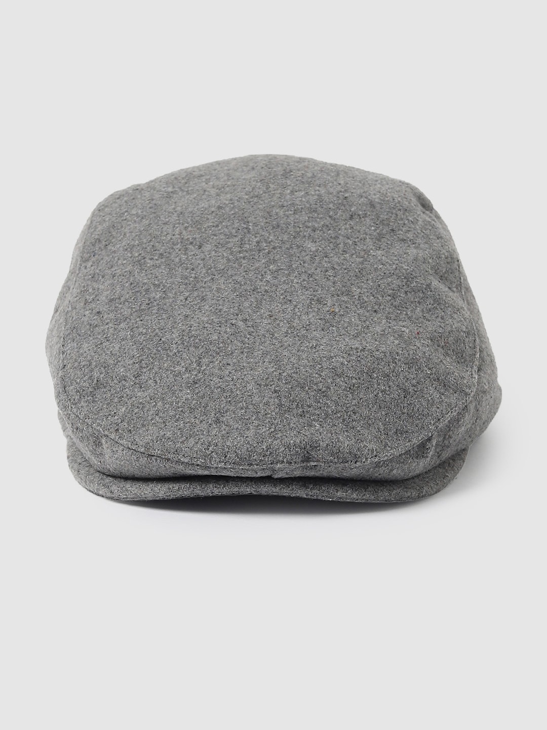 

Jack & Jones Men Grey Melange Solid Ascot Cap