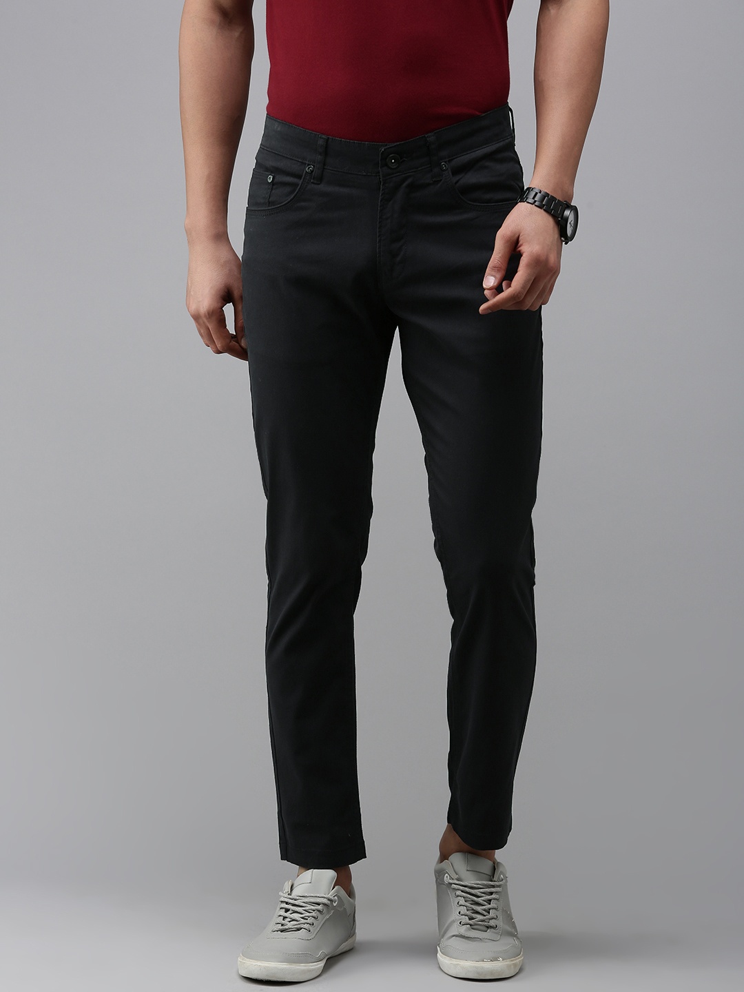 

SPYKAR Men Stretchable Jeans, Black
