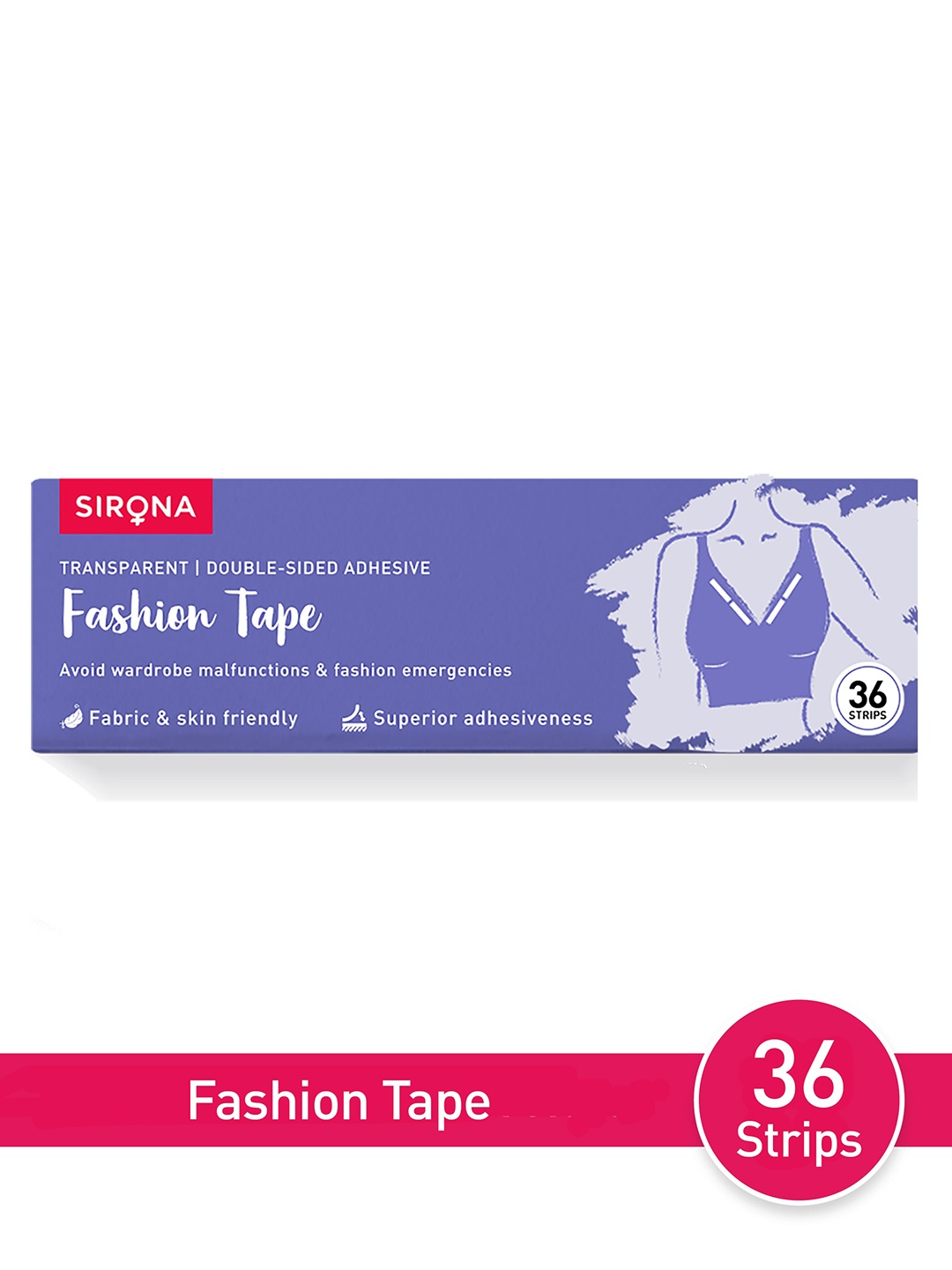 

Sirona Women White Fashion Tape Stripes
