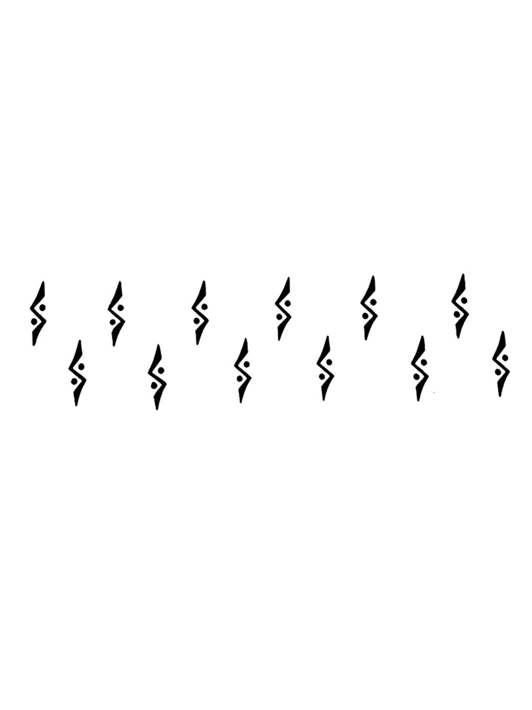 

Comet Busters Set Of 12 Bindi, Black