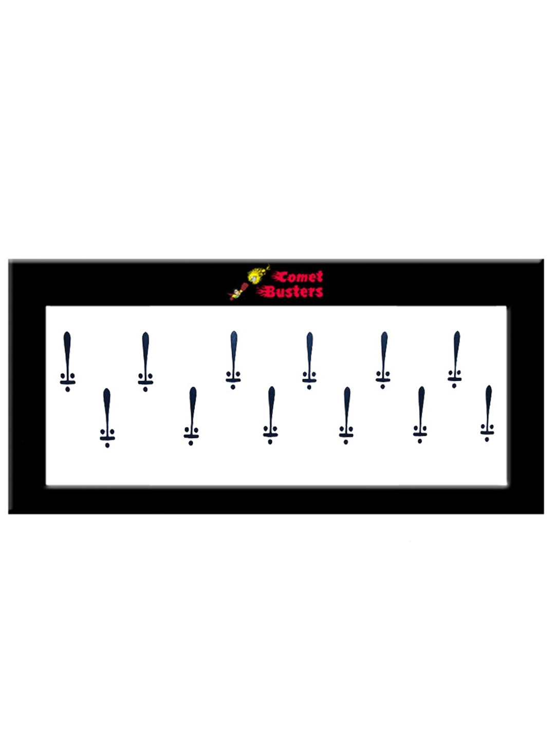 

Comet Busters Set Of 12 Bindi, Black