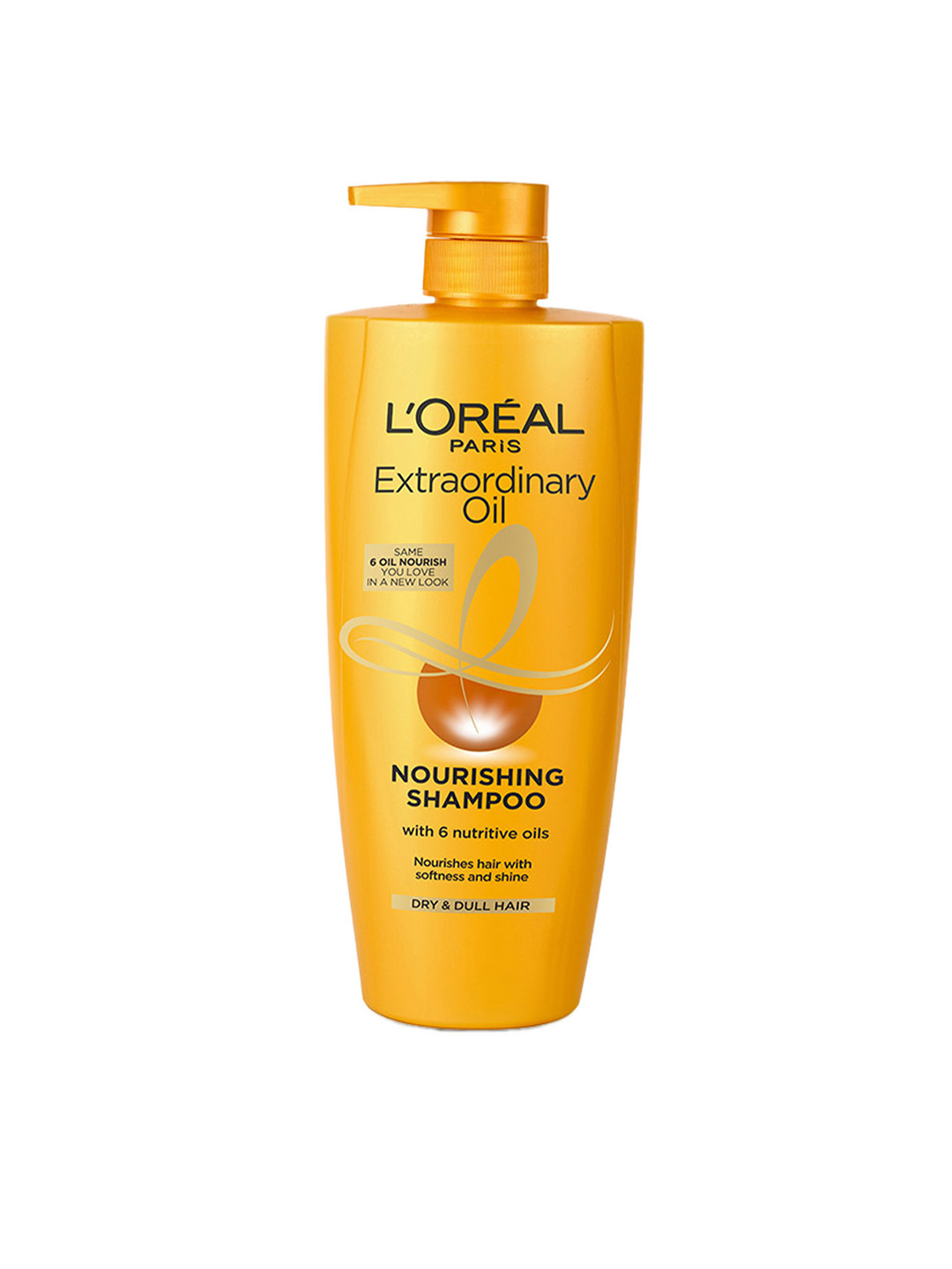 

LOreal Paris Extraordinary Oil Nourishing Shampoo For Dry & Dull Hair - 650 ml, Yellow