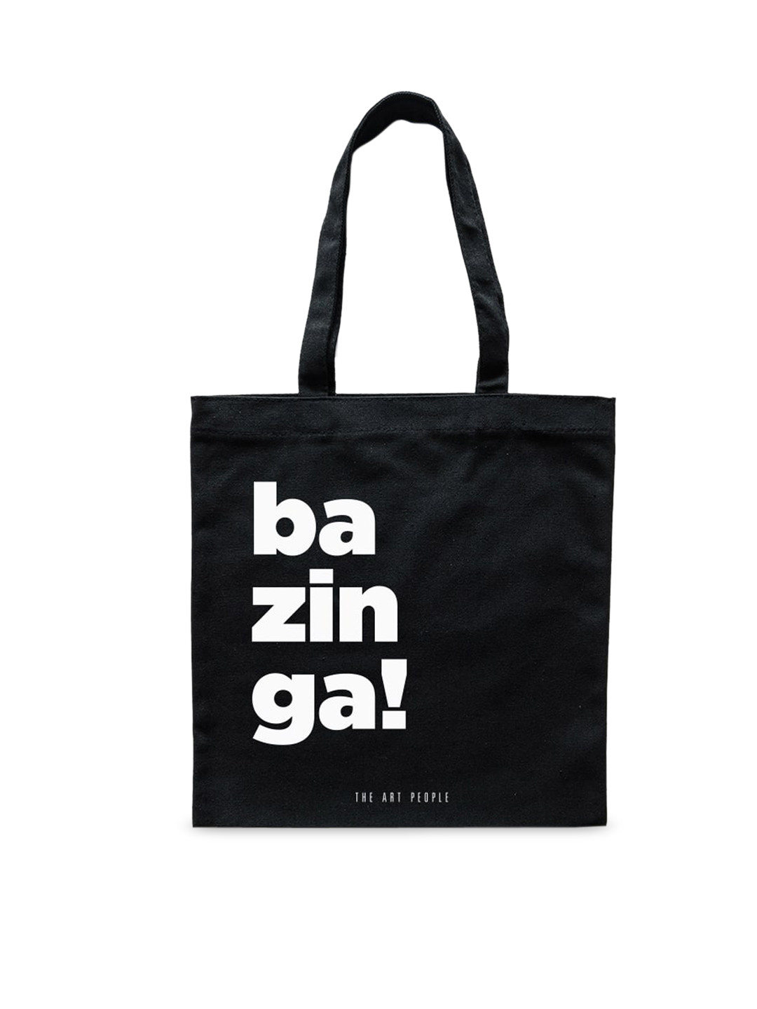 

The Art People Black Printed Shopper Tote Bag