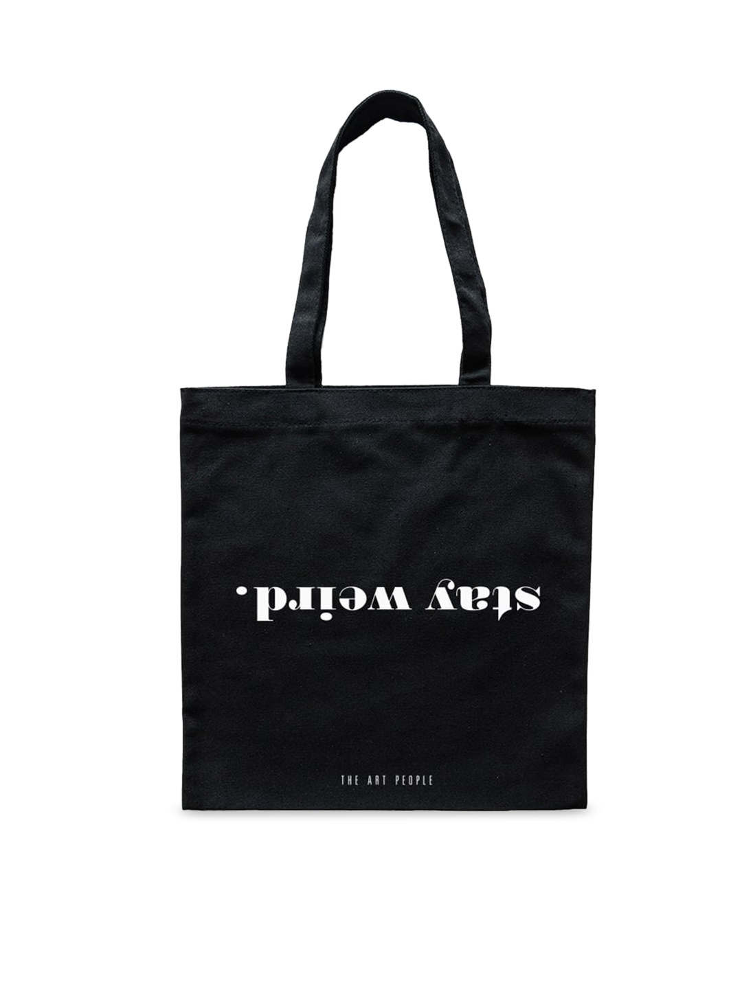 

The Art People Black Printed Shopper Tote Bag