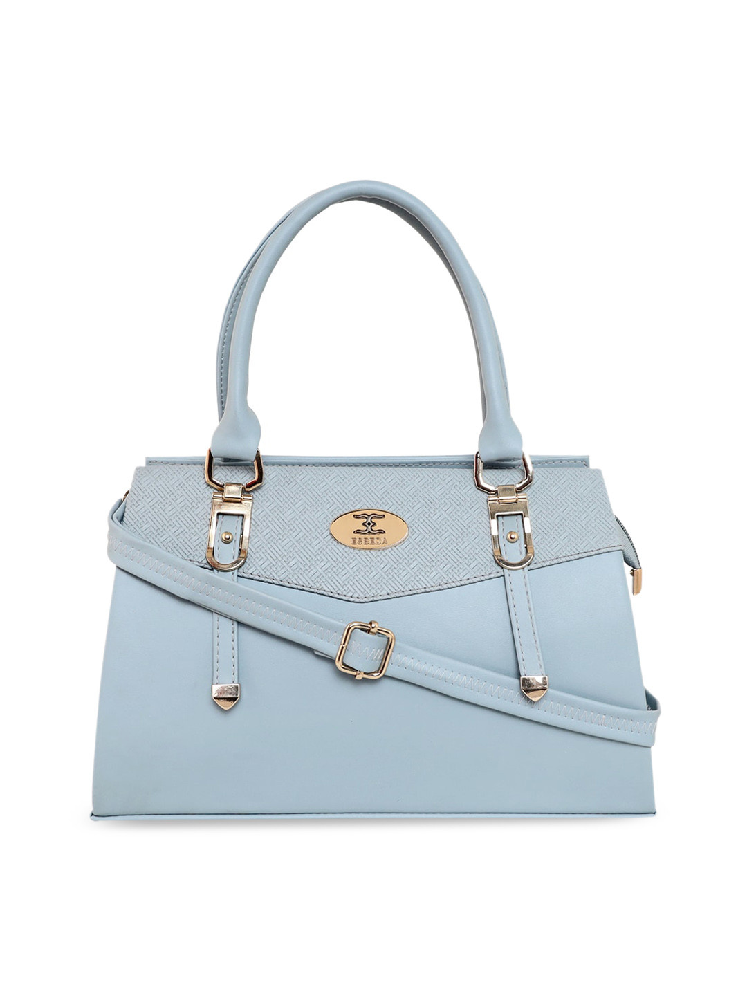 

ESBEDA Women Blue PU Structured Handbag