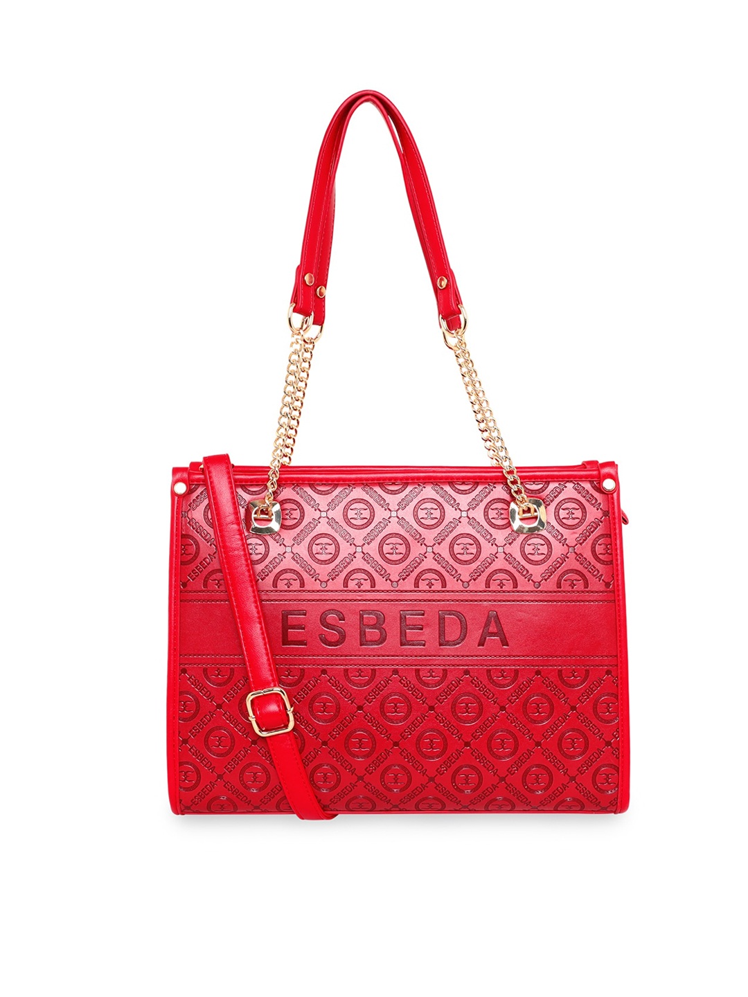 

ESBEDA Women Red PU Structured Handbag