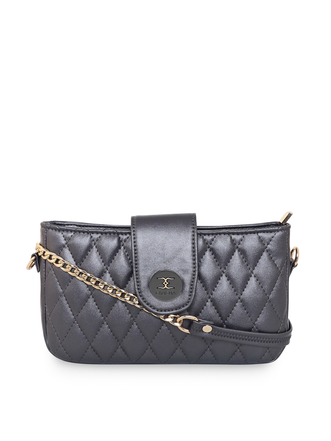 

ESBEDA Quilted Small Sling Bag, Grey