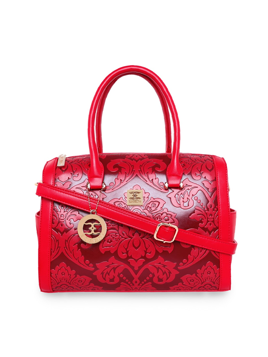 

ESBEDA Women Red Printed Structured Shoulder Bag